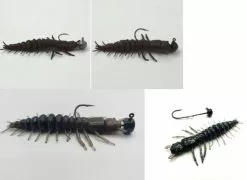 Nikko Zaza Hellgrammite 7,6cm (4stk.) -Spinnrollen Verkaufsgeschäft NIKKO541r 3